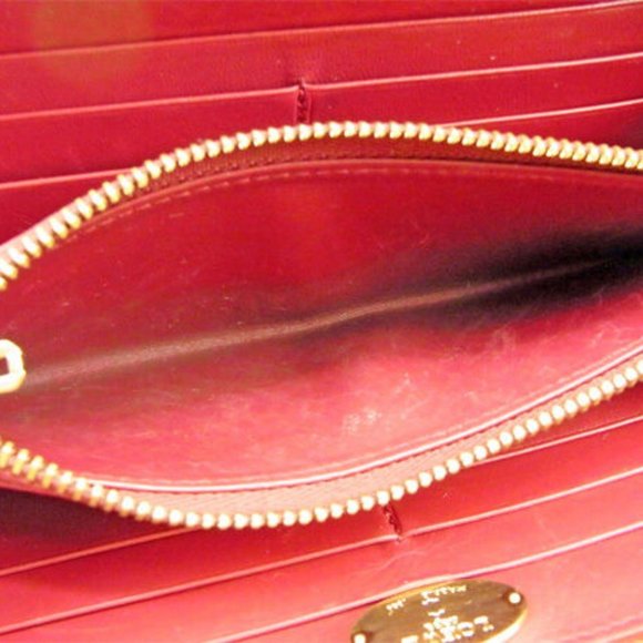 Loewe Wallet Purse Monogram Mini Agenda Red Woman unisex Authentic Used Y6596 - Picture 3 of 6